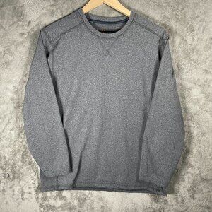 Rugged Elements Long Sleeve Shirt Men’s M Gray Utility Workwear Casual